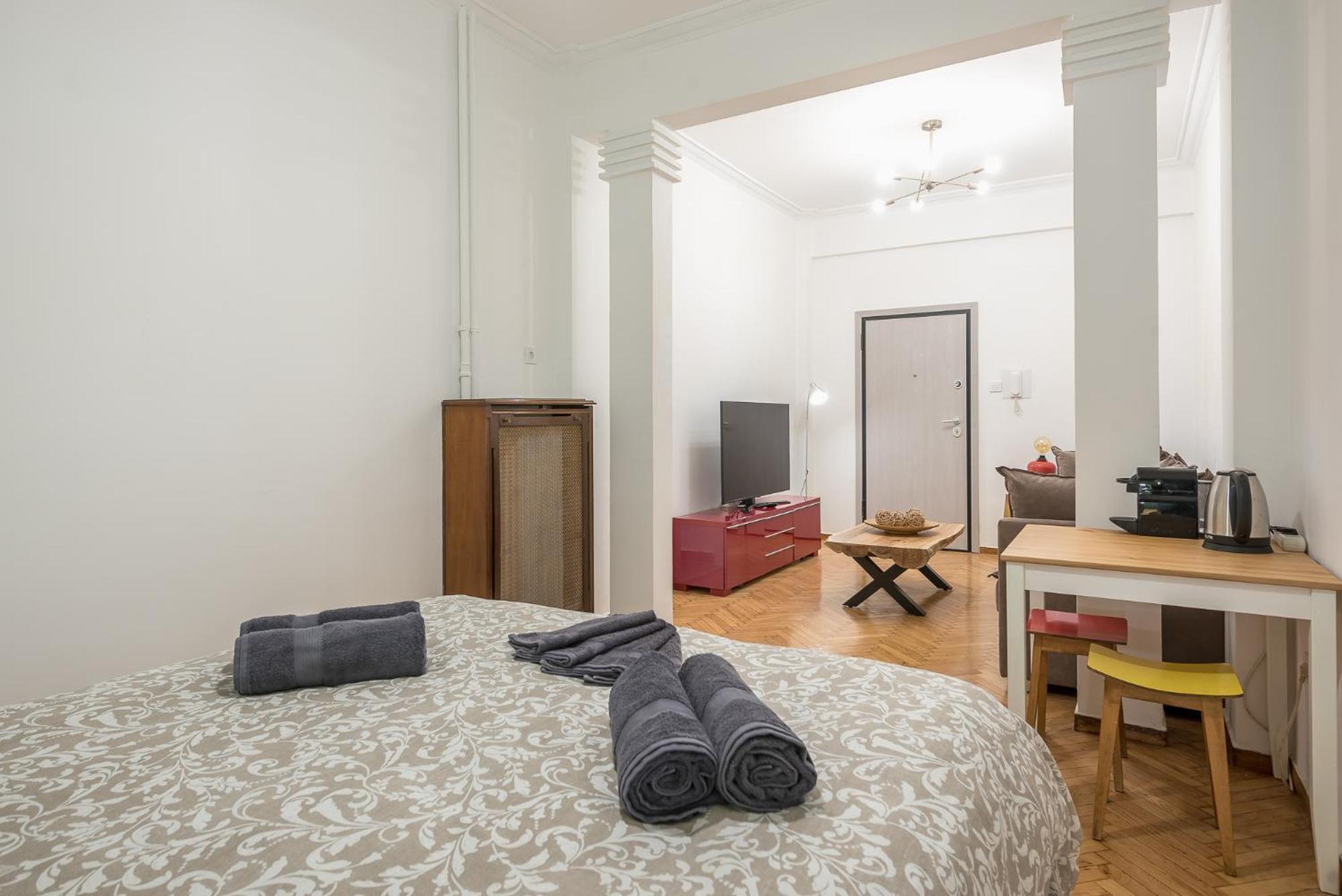 Stylish Luxury Apartment At Ampelokipi Metro Station Athen Eksteriør bilde